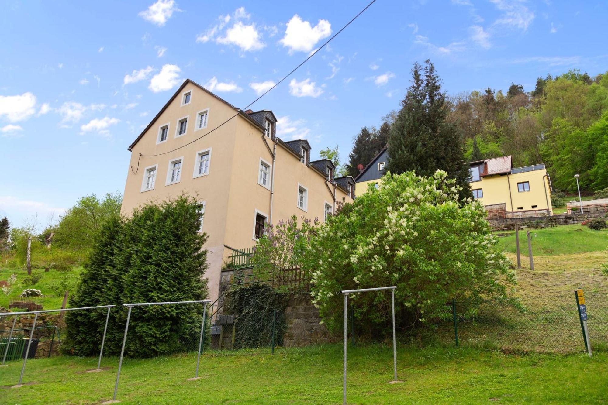 Stilvolles Apartment Mit Festungsblick Im Zentrum Кьонихщайн ан дер Елбе Екстериор снимка